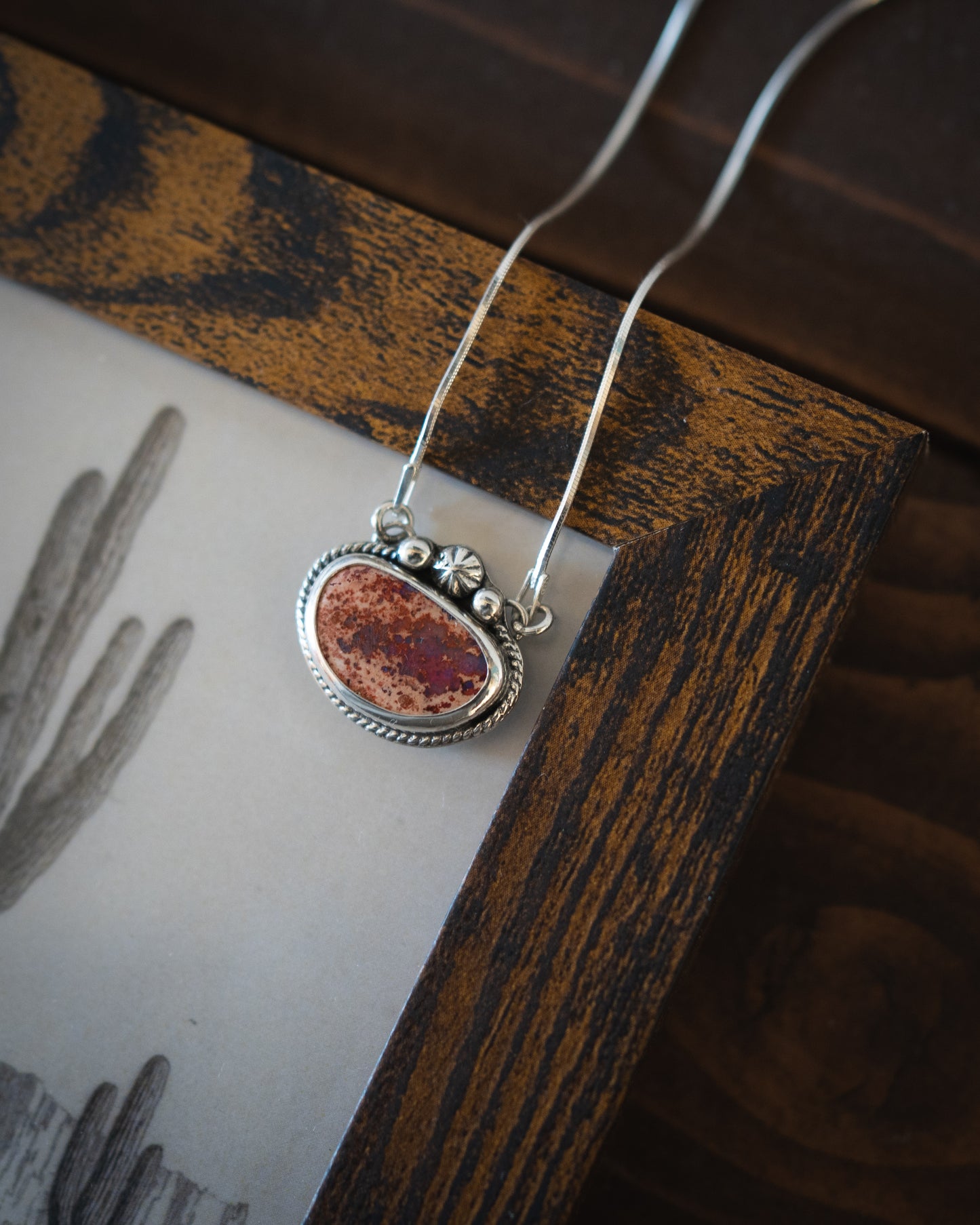Flashy Natural Mexican Fire Opal Necklace