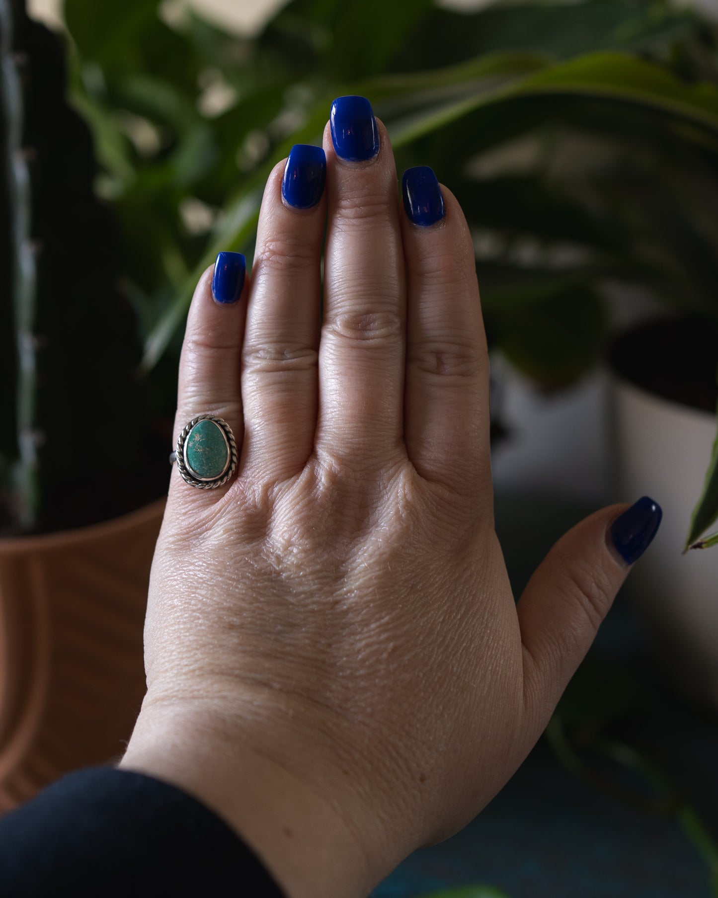 Natural Happy Turquoise Ring