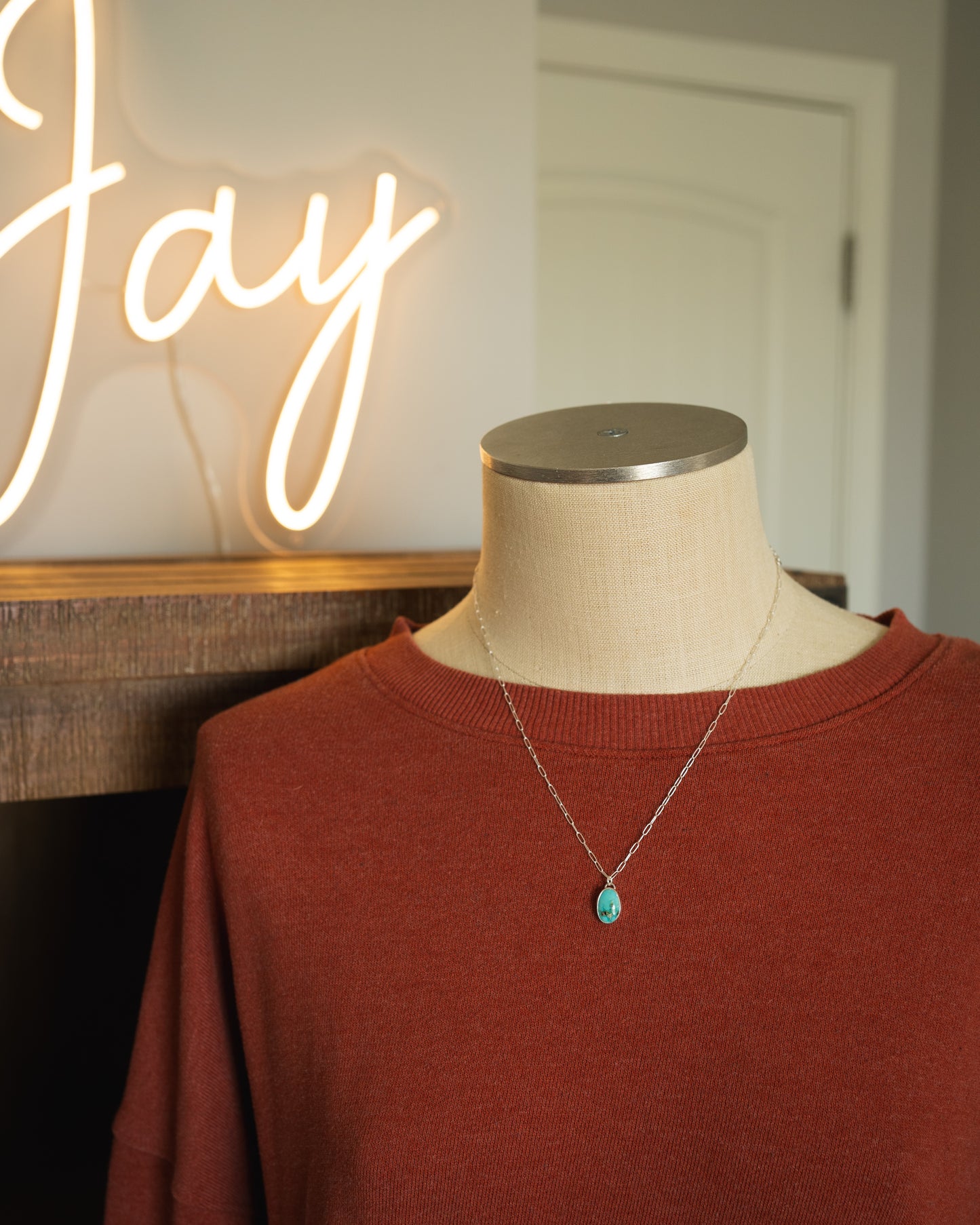 Natural Royston Turquoise Necklace