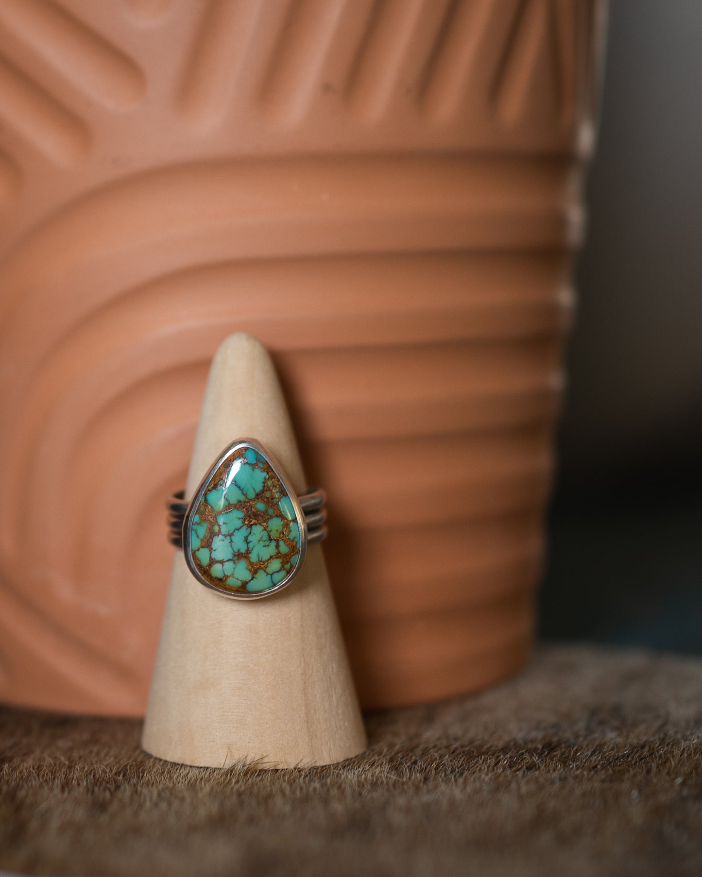 Natural Royston Turquoise Ring