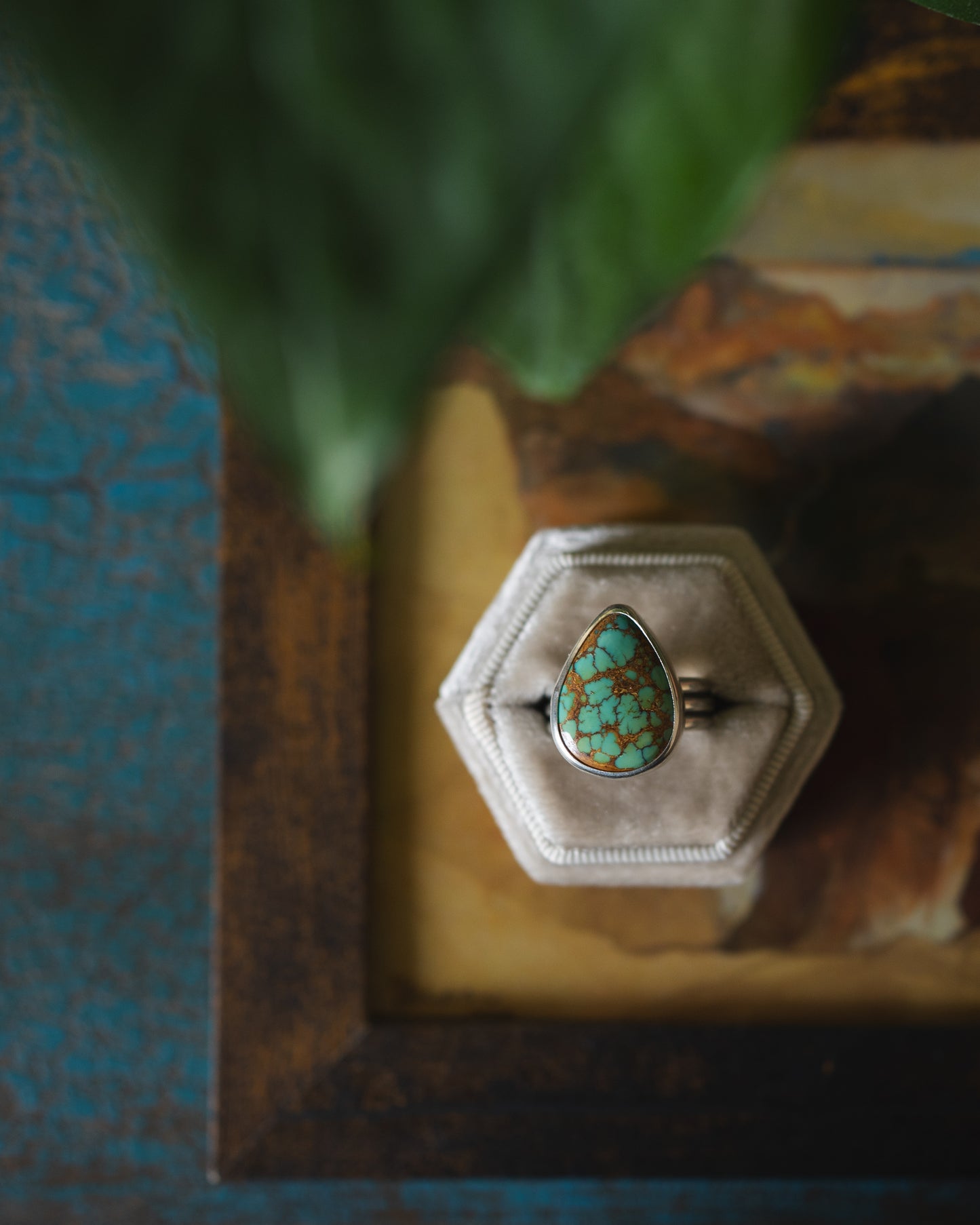 Natural Royston Turquoise Ring