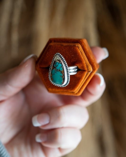 Natural Royston Turquoise Ring