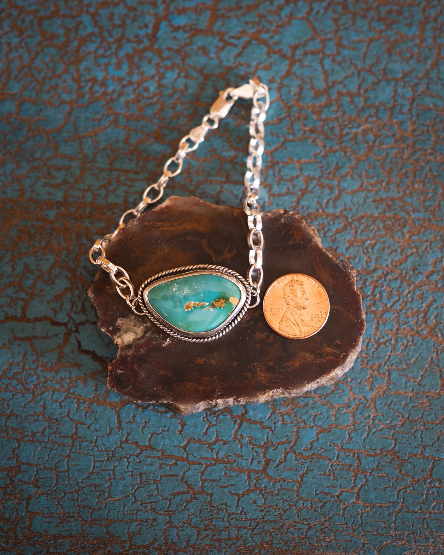 Natural Royston Turquoise Bracelet