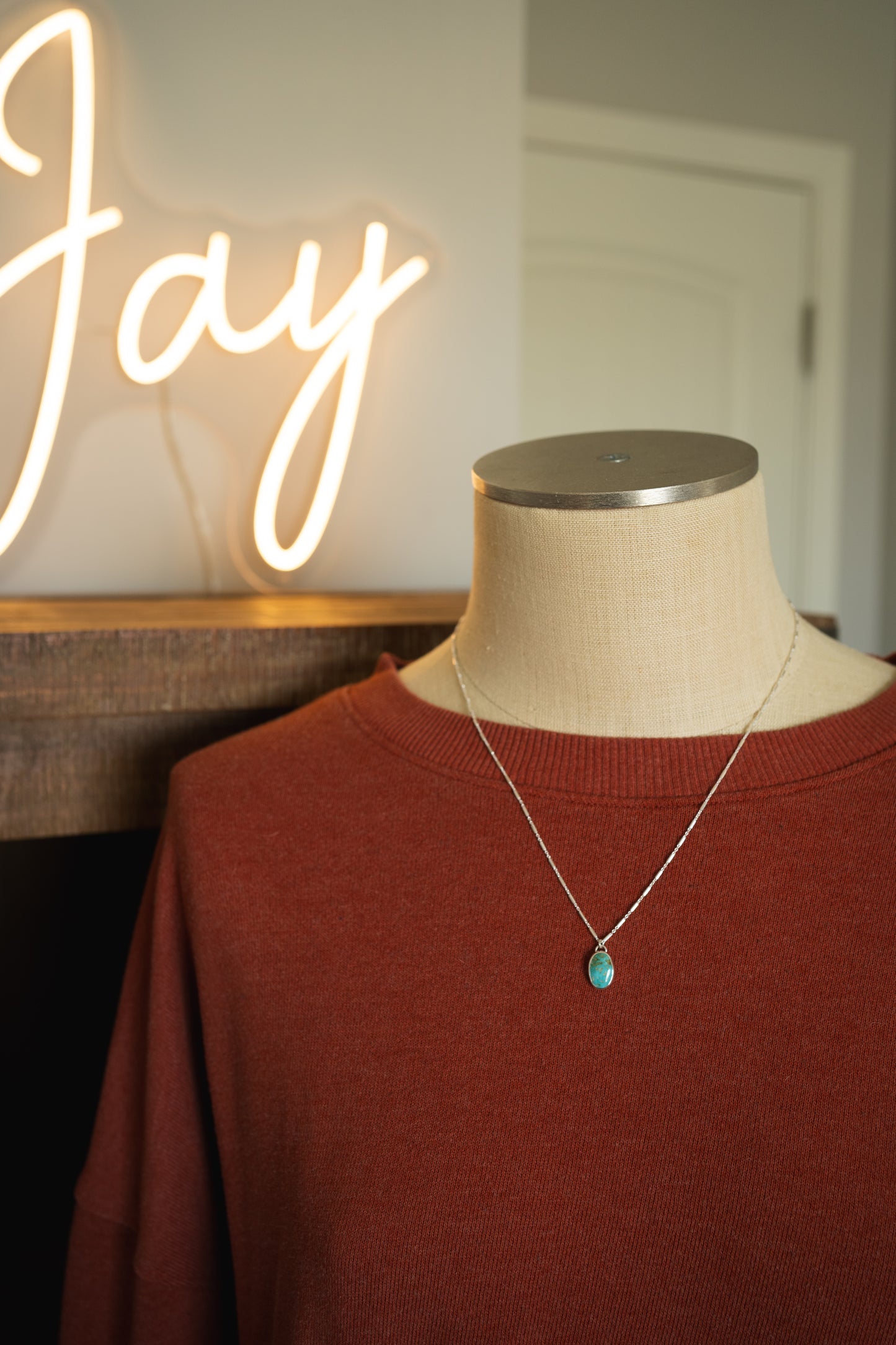 Natural Royston Turquoise Necklace