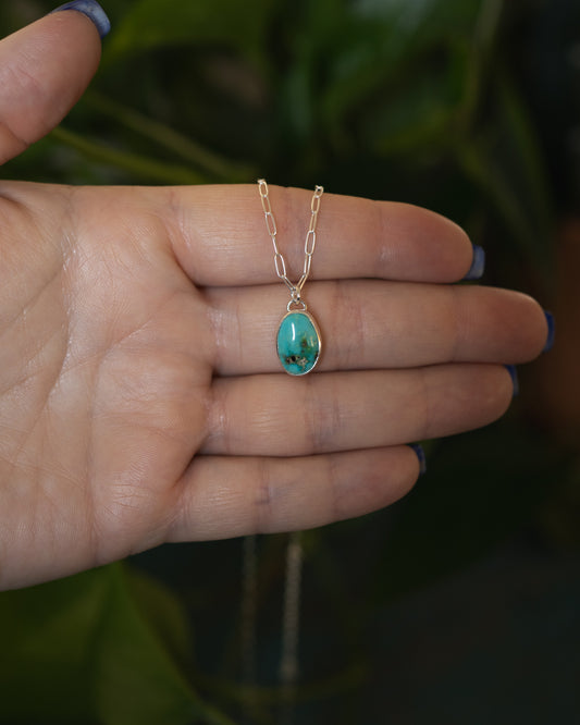 Natural Royston Turquoise Necklace