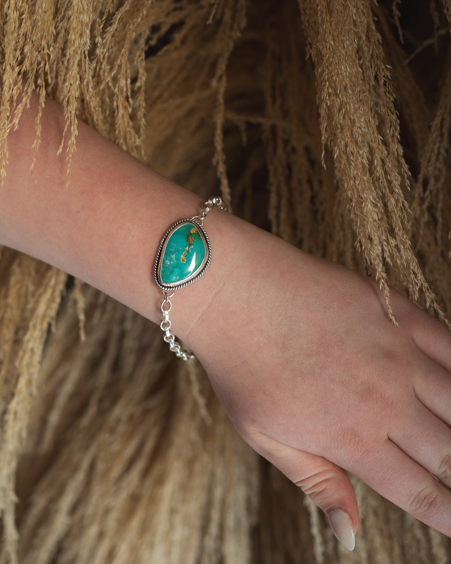 Natural Royston Turquoise Bracelet