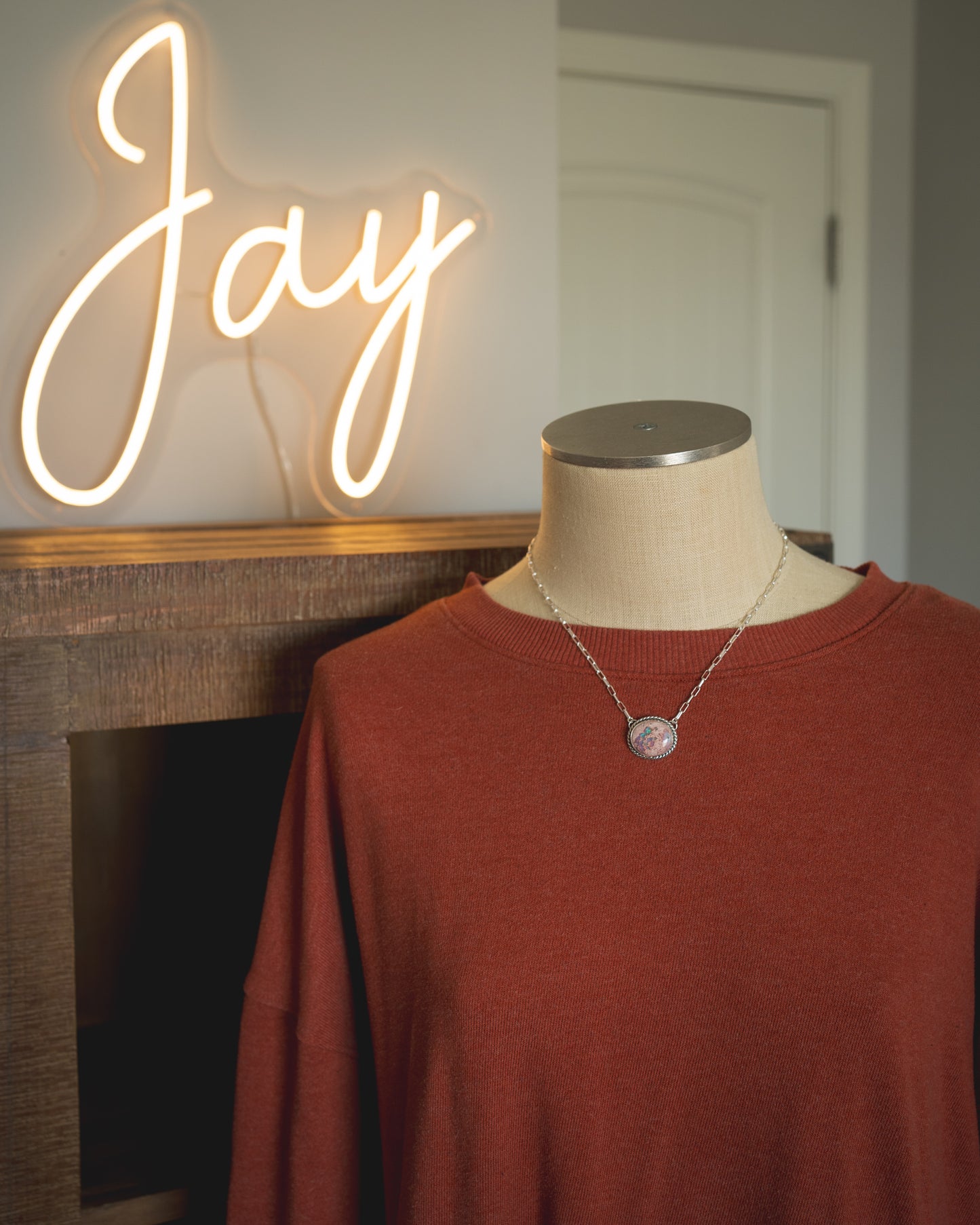 Flashy Natural Fire Opal Necklace