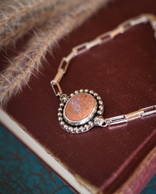 Natural Mexican Fire Opal Bracelet