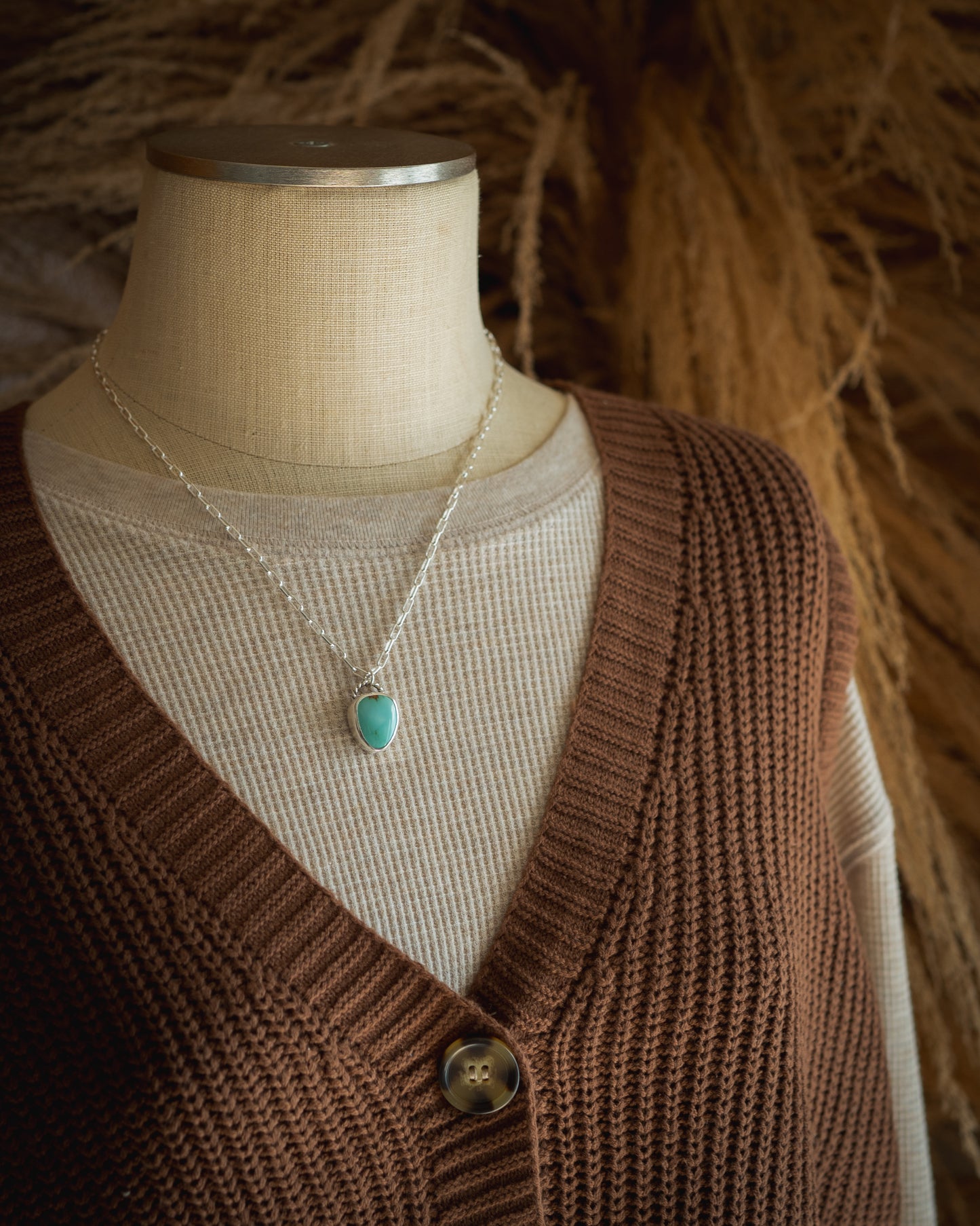 Natural Top Grade Royston Turquoise Necklace