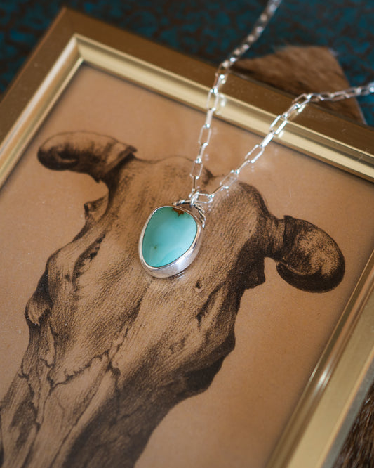 Natural Top Grade Royston Turquoise Necklace