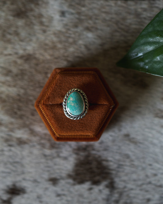 Natural Happy Turquoise Ring