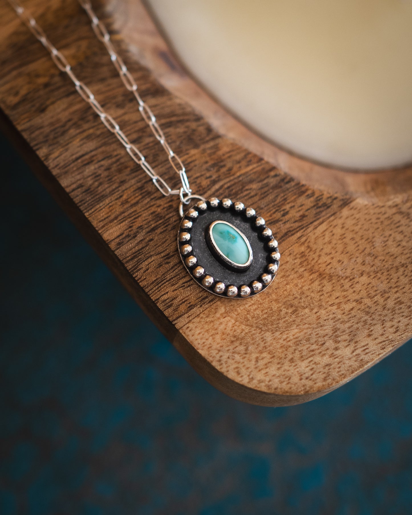 Natural Ol’ Willie Turquoise Shadow Necklace