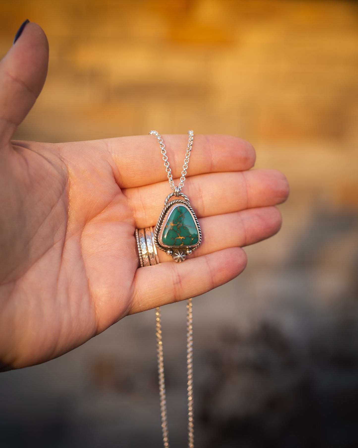 Natural Royston Turquoise Necklace