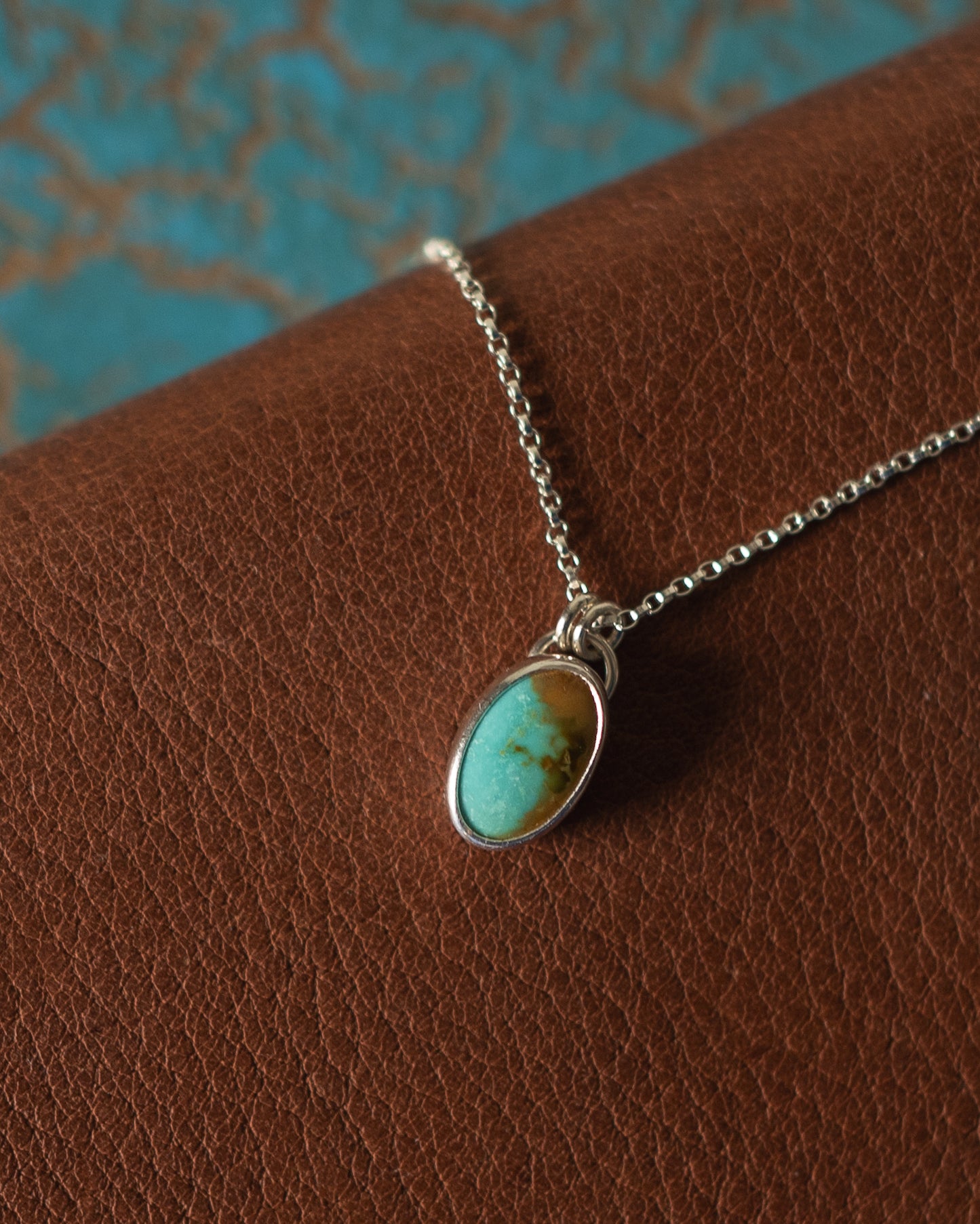 Dainty Natural Ol’ Willie Turquoise Necklace