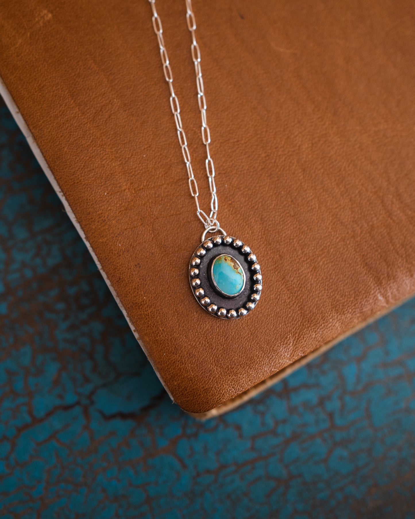 Natural Ol’ Willie Turquoise Shadow Necklace