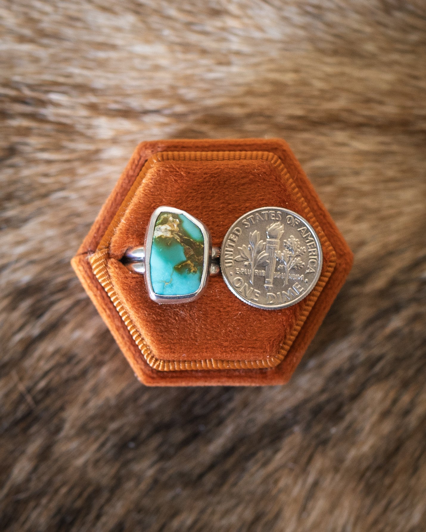 FBF Natural Royston Turquoise Ring