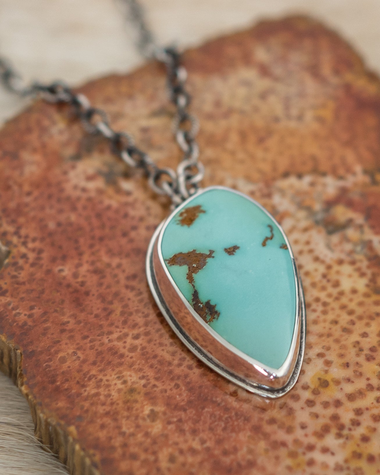 Natural High Grade Royston Turquoise Necklace