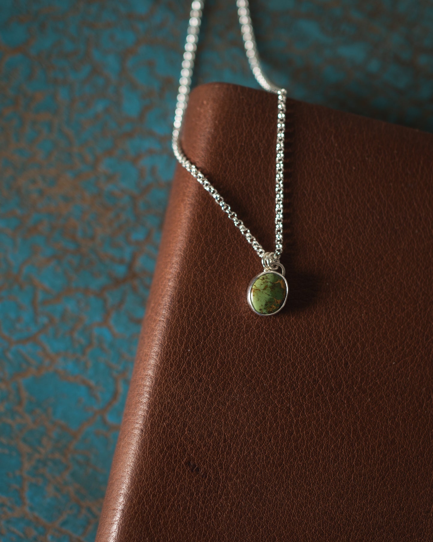 Dainty Natural Royston Turquoise Necklace