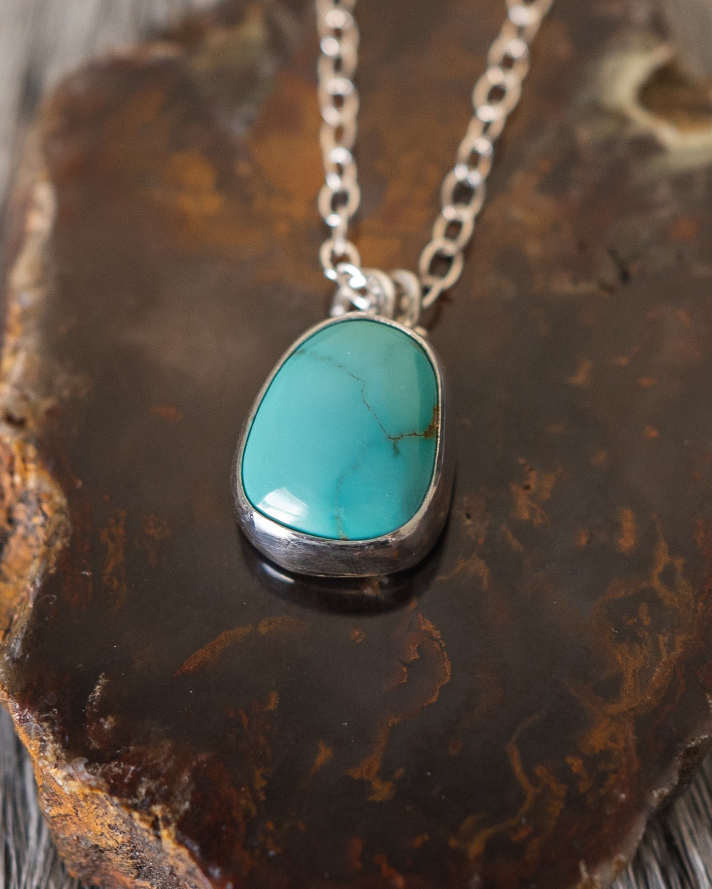 Dainty Natural Royston Turquoise Necklace