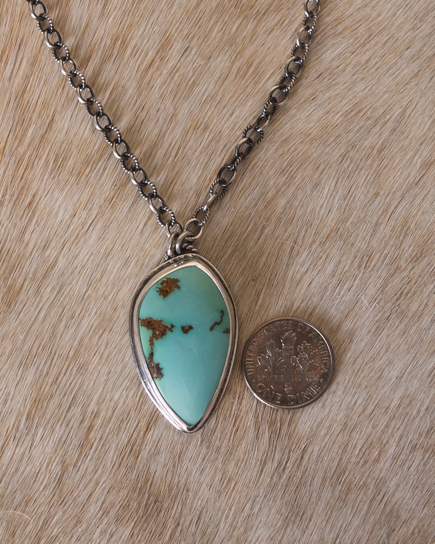 Natural High Grade Royston Turquoise Necklace