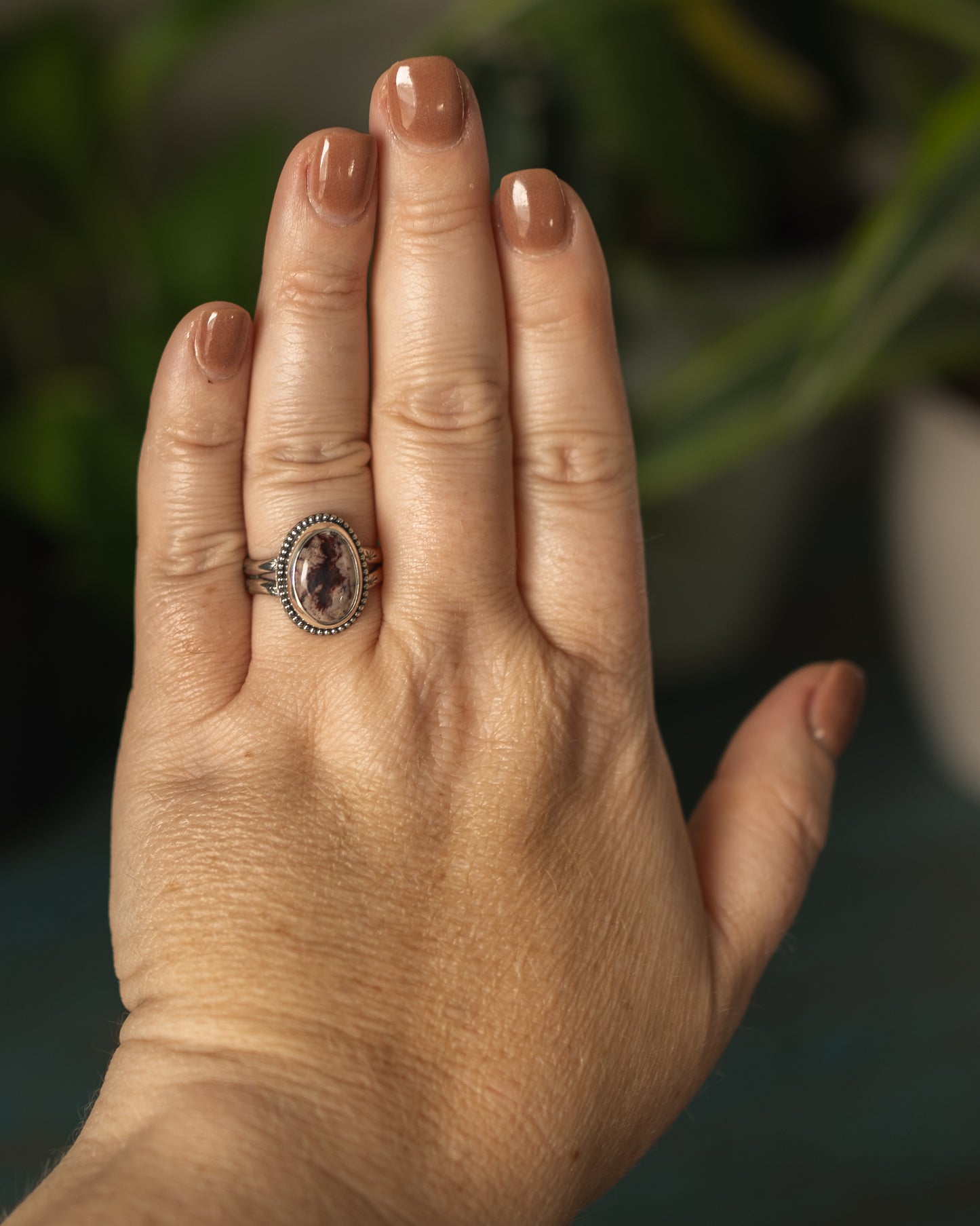 Natural Mexican Fire Opal Ring