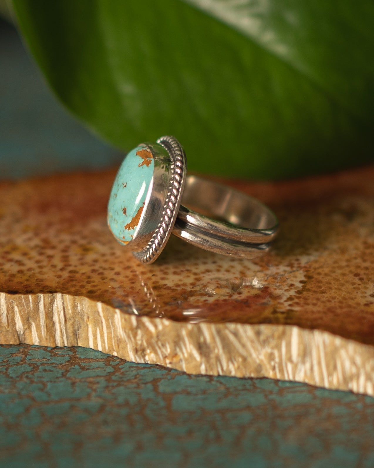 Natural Easterblue Turquoise Ring