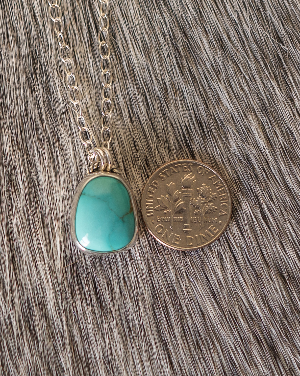 Dainty Natural Royston Turquoise Necklace