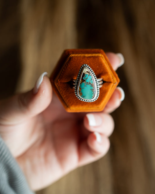 Natural Royston Turquoise Ring