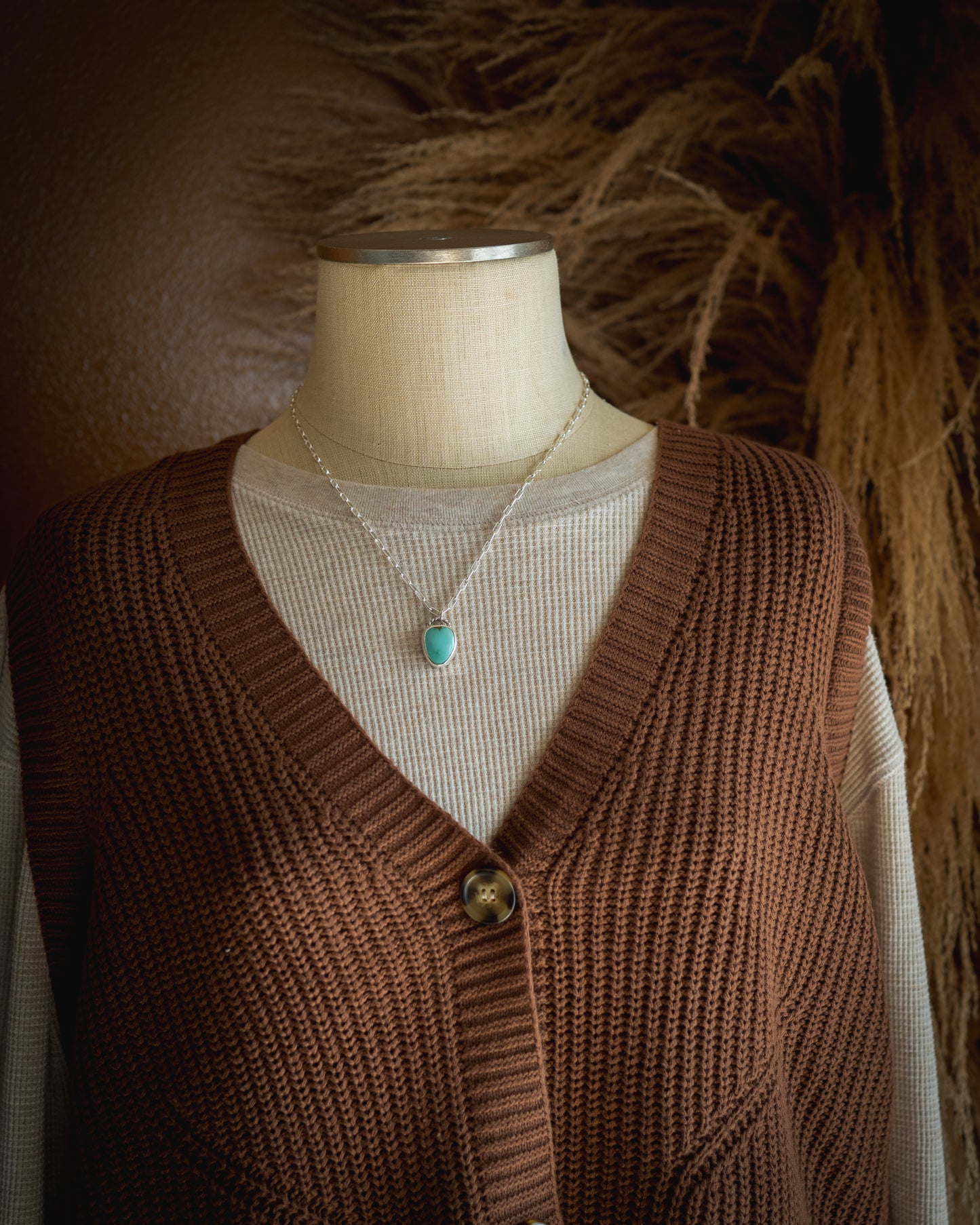 Natural Top Grade Royston Turquoise Necklace