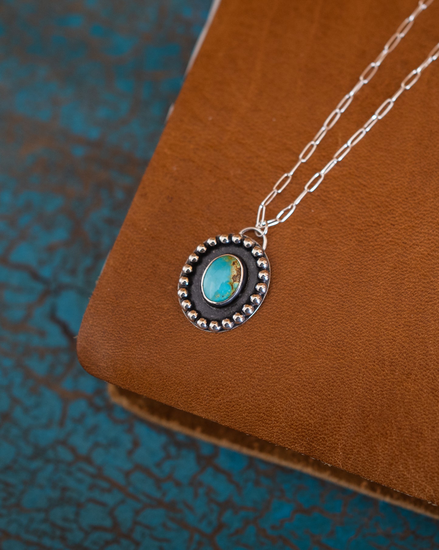 Natural Ol’ Willie Turquoise Shadow Necklace