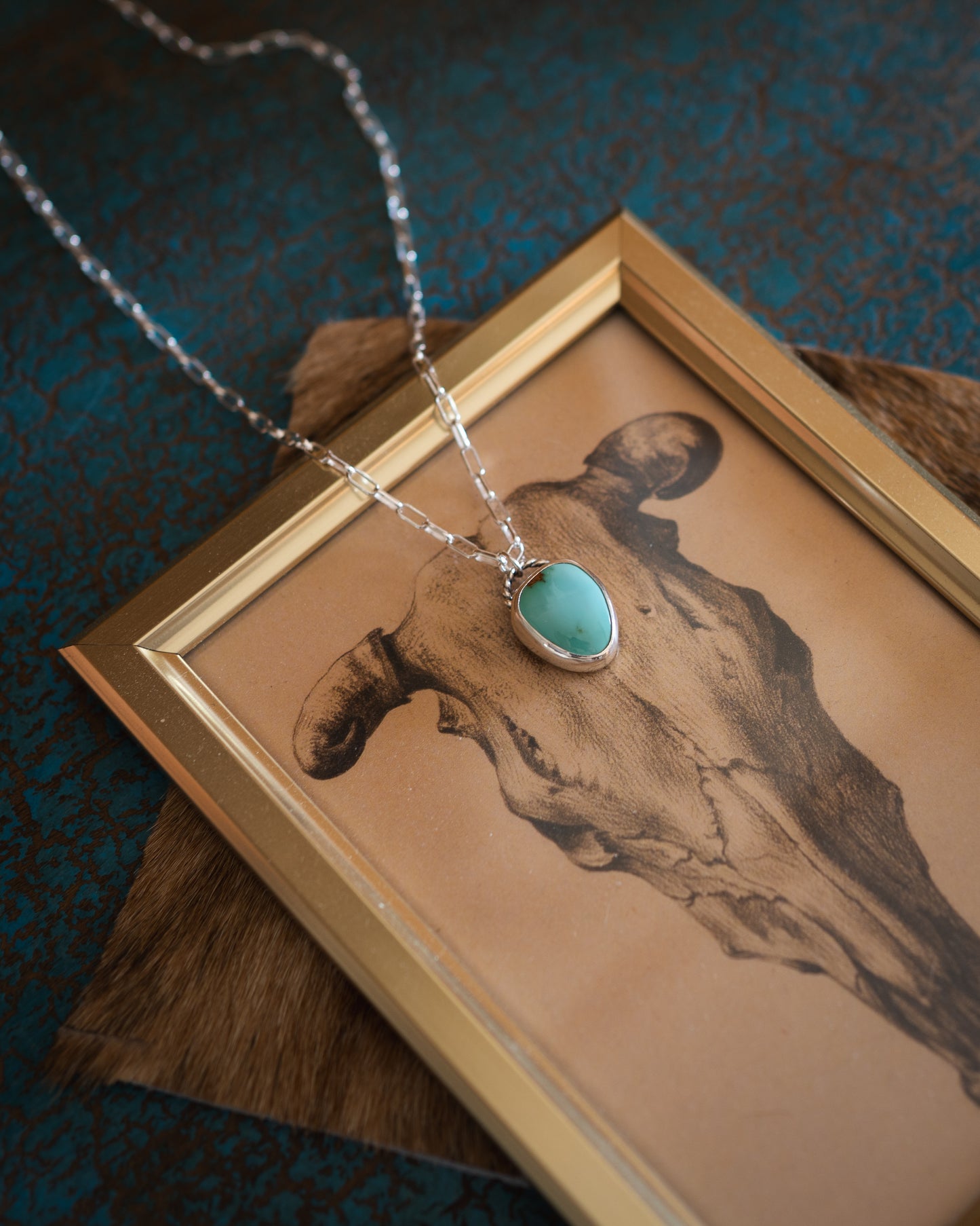 Natural Top Grade Royston Turquoise Necklace