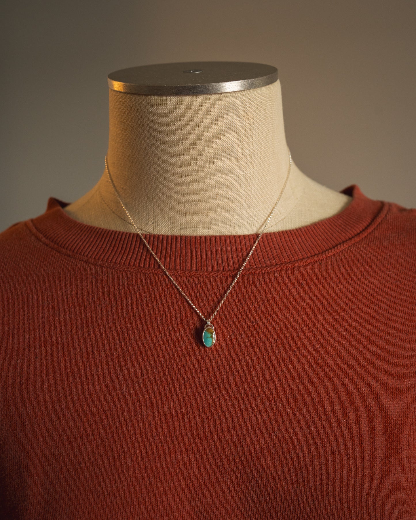 Dainty Natural Ol’ Willie Turquoise Necklace