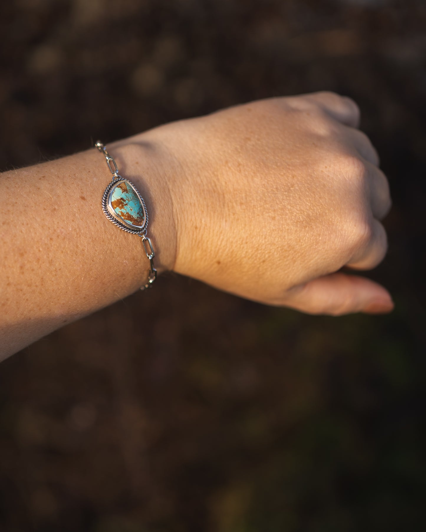 Adjustable Turquoise Bracelet