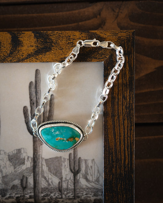 Natural Royston Turquoise Bracelet