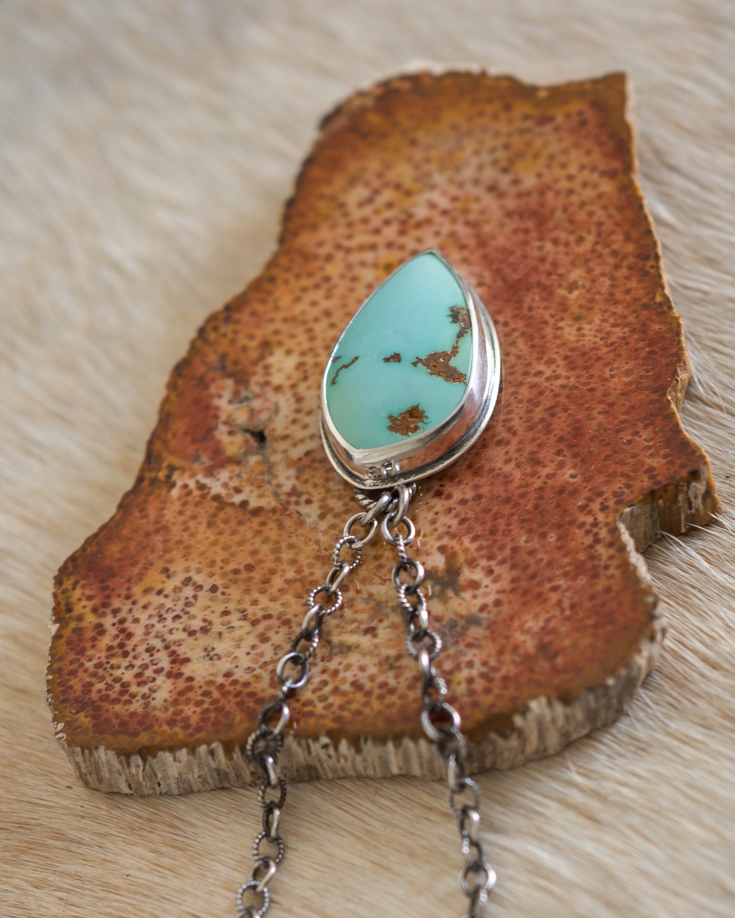 Natural High Grade Royston Turquoise Necklace