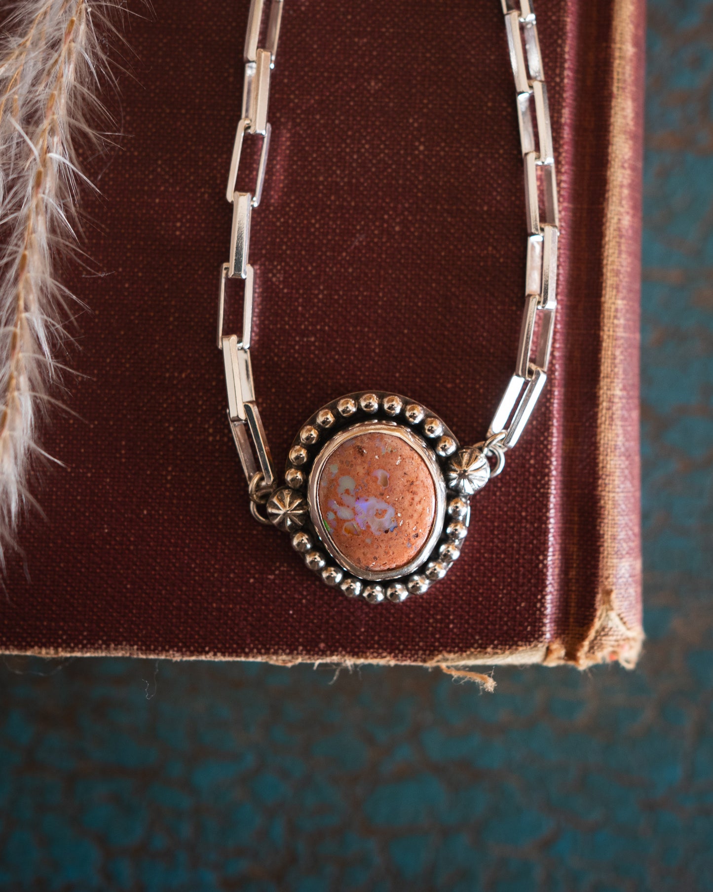 Natural Mexican Fire Opal Bracelet