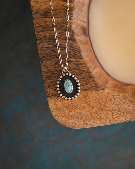 Natural Ol’ Willie Turquoise Shadow Necklace