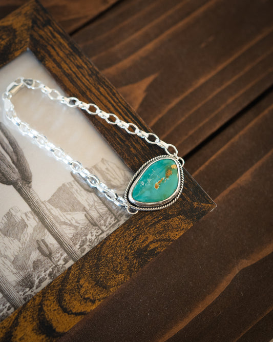 Natural Royston Turquoise Bracelet