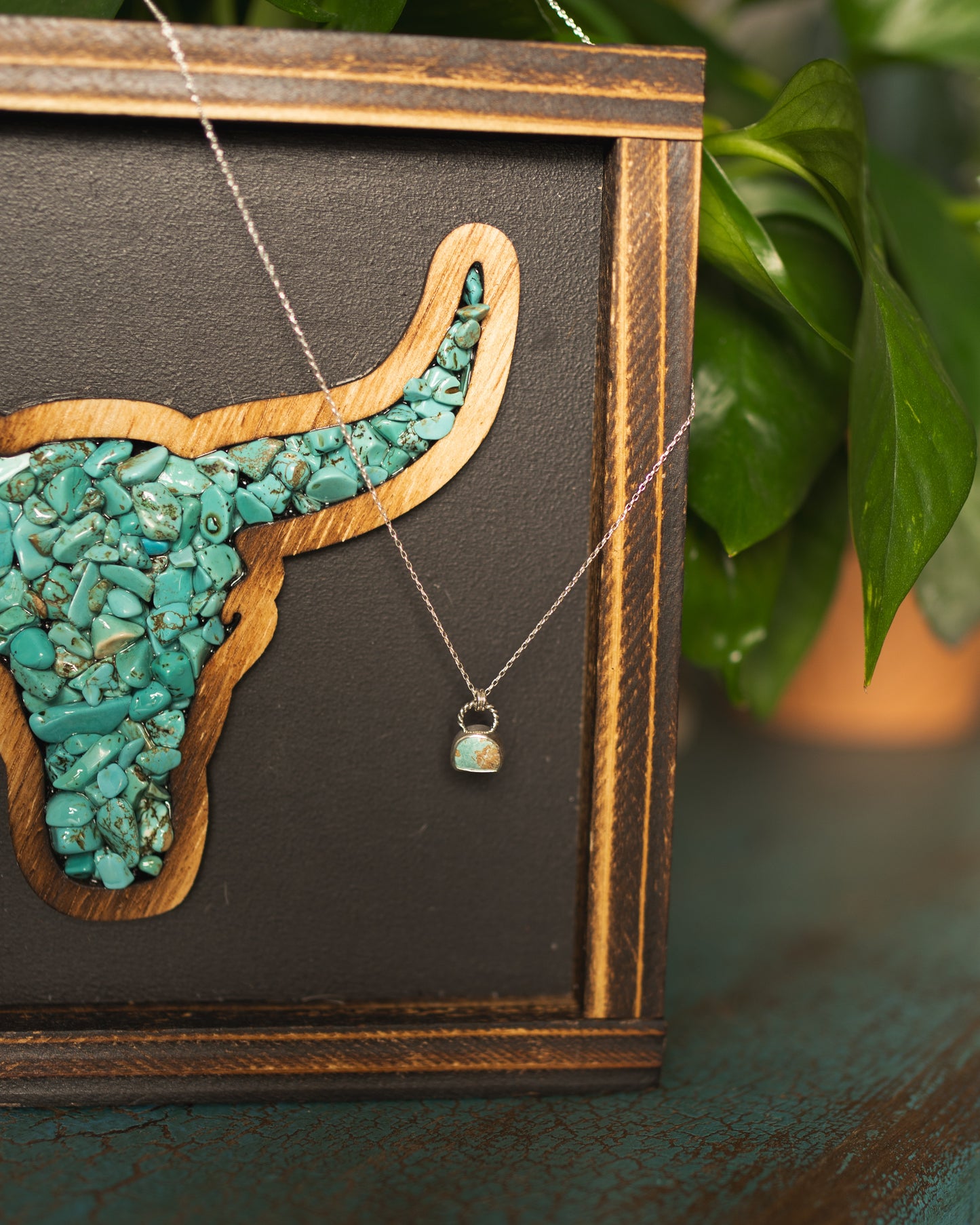 Dainty Natural Sand Hill Turquoise Necklace