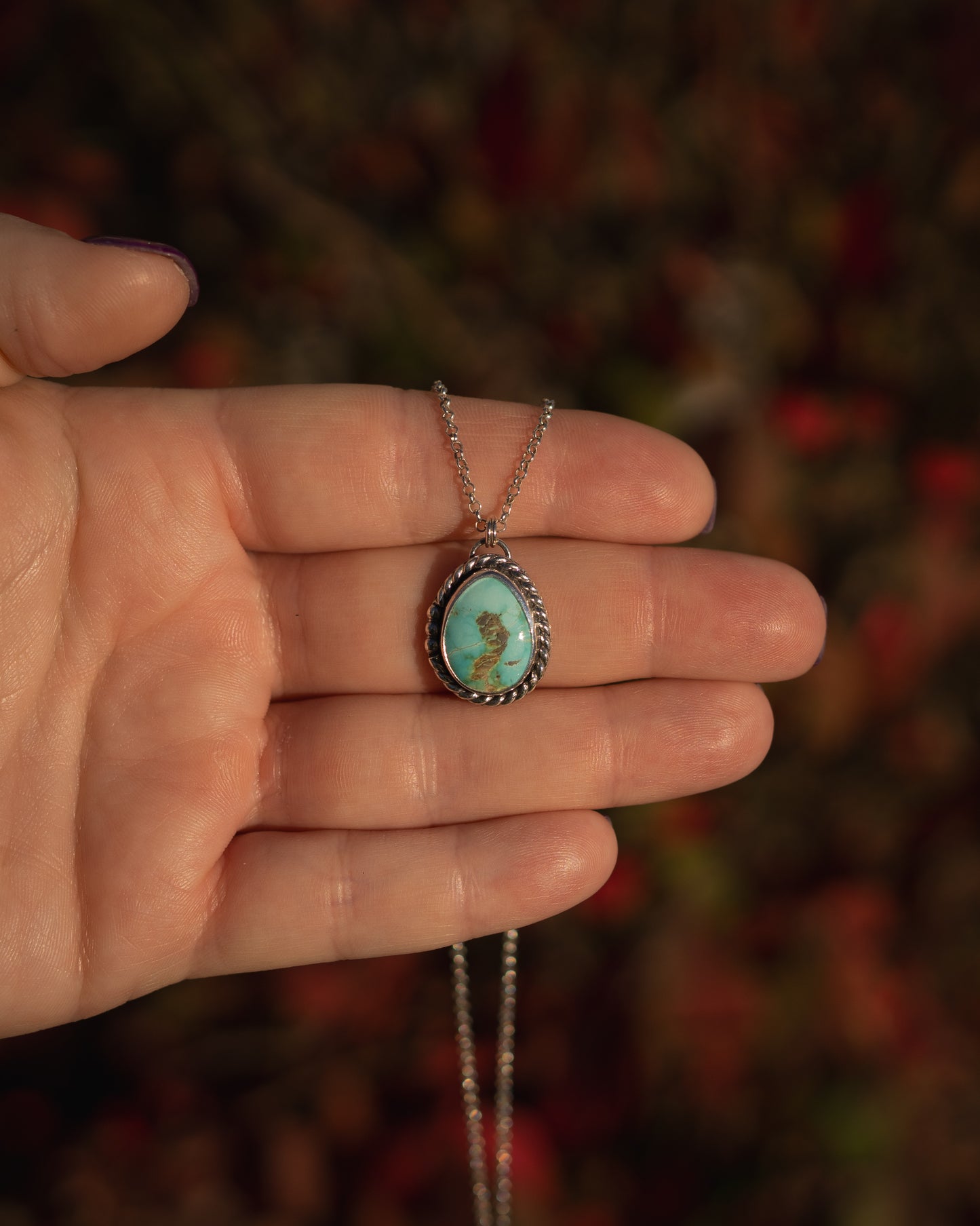 Natural Ol’ Willie Turquoise Necklace