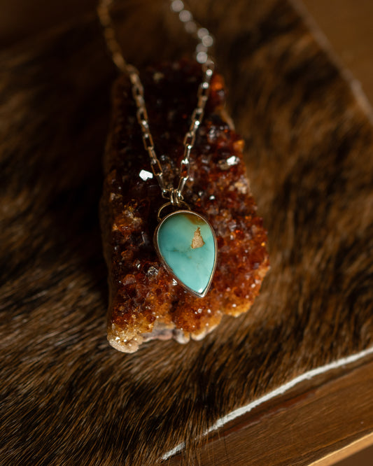 Natural Royston Turquoise Necklace