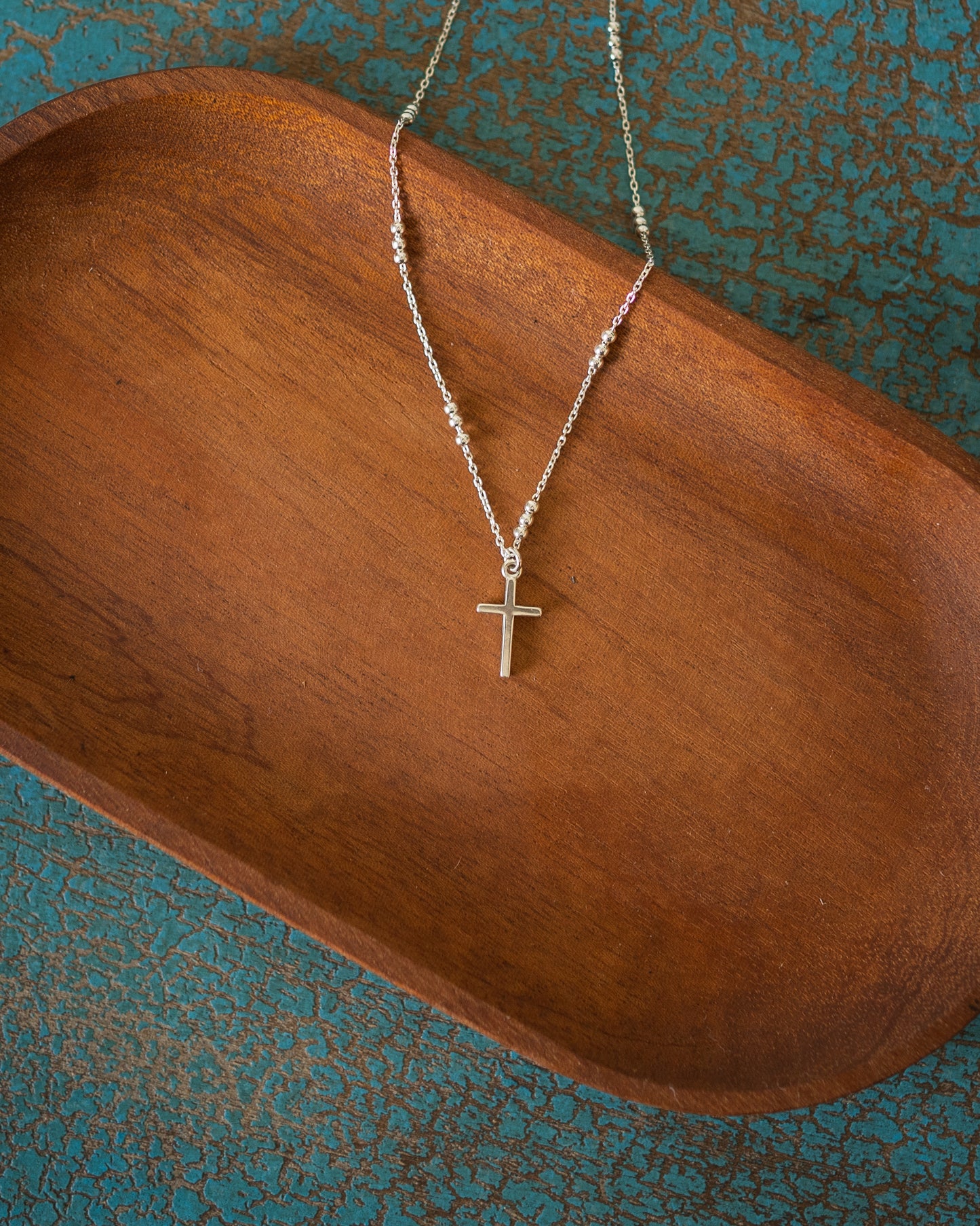 Silver Cross Necklace