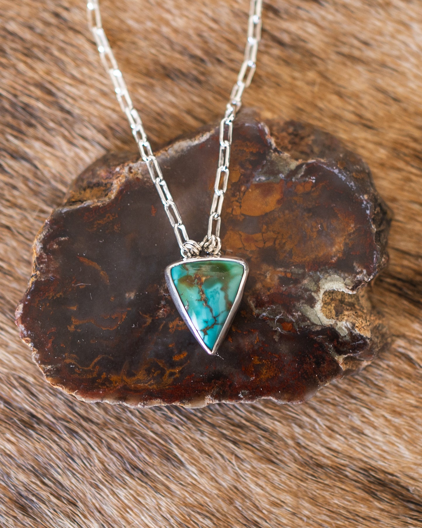 Natural Top Grade Royston Turquoise Necklace