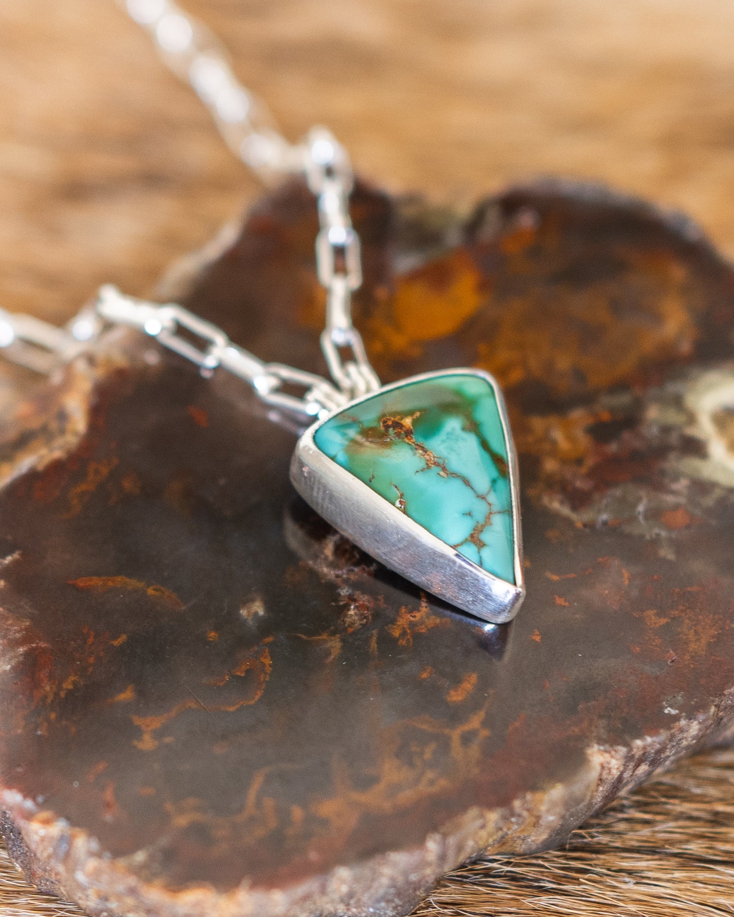 Natural Top Grade Royston Turquoise Necklace