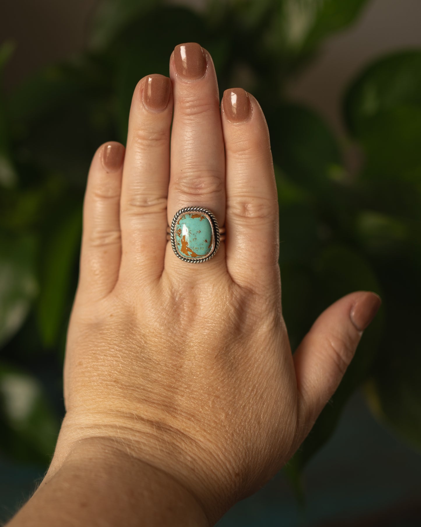 Natural Easterblue Turquoise Ring