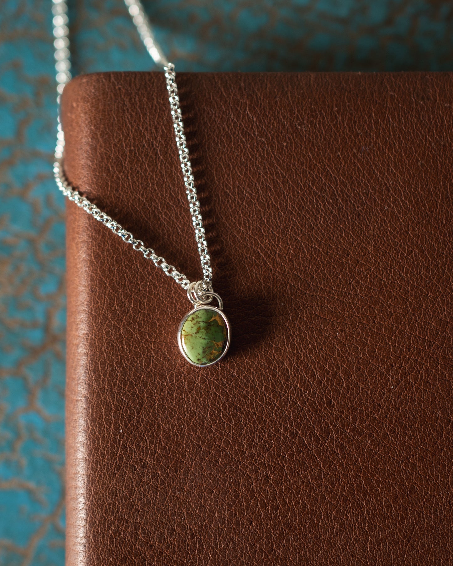 Dainty Natural Royston Turquoise Necklace