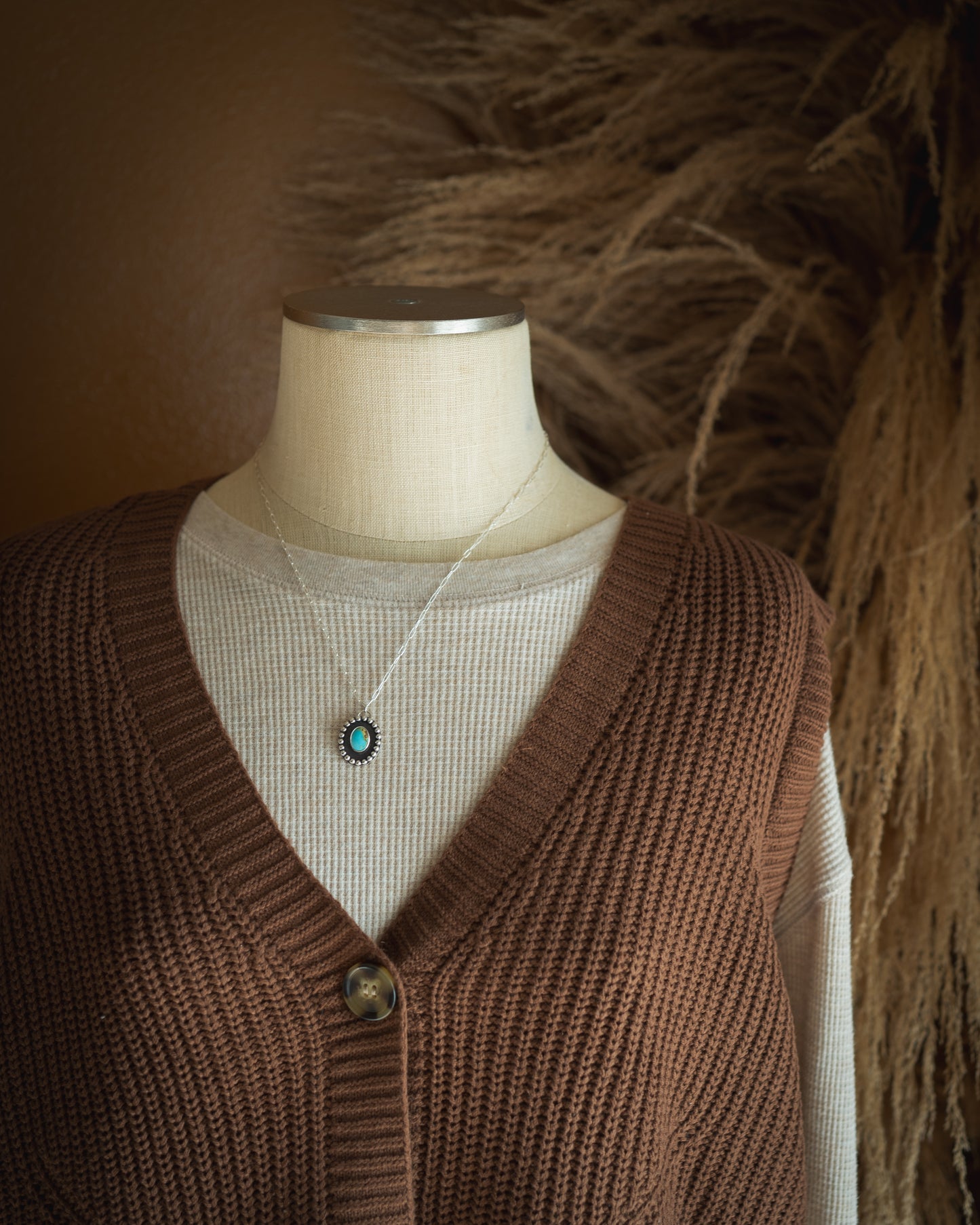 Natural Ol’ Willie Turquoise Shadow Necklace