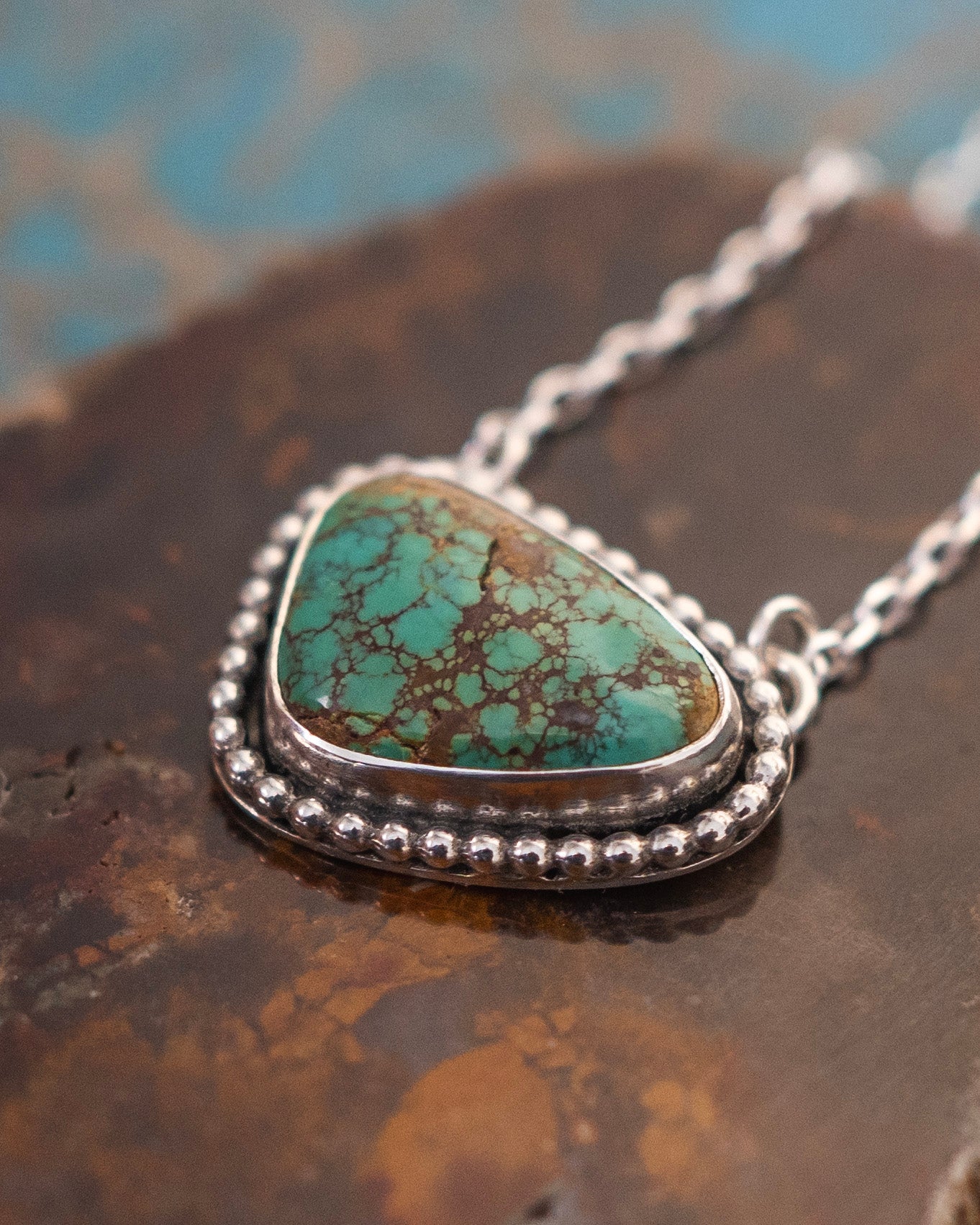 Natural Firebird Turquoise Necklace