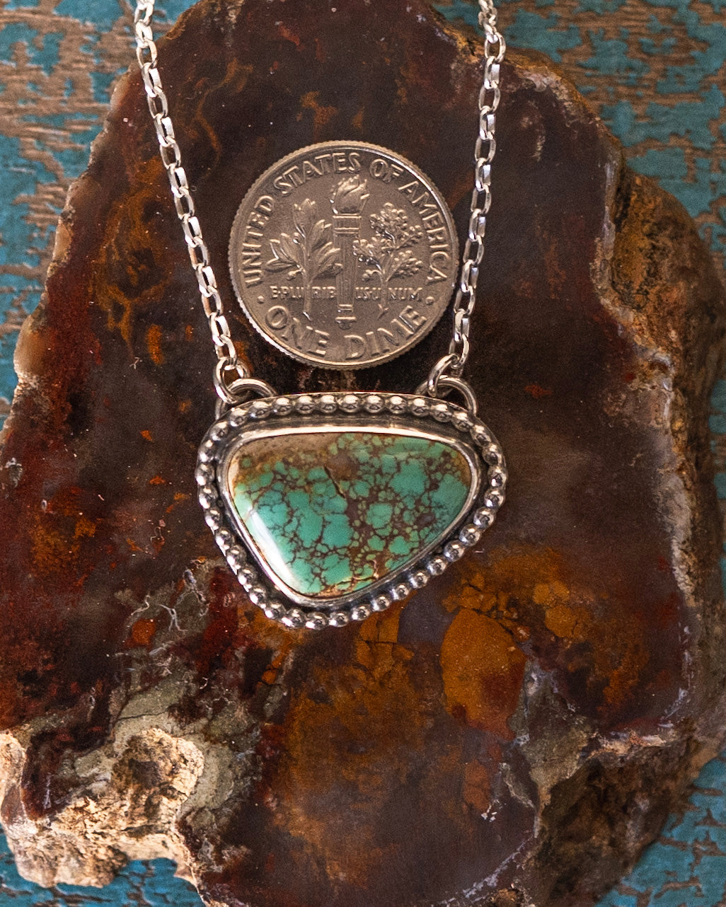 Natural Firebird Turquoise Necklace