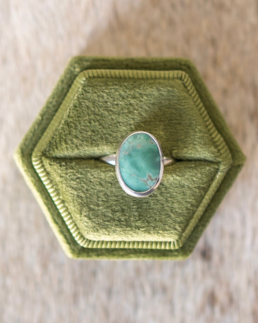 Natural Siren Storm Variscite Ring